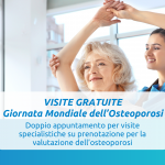 Visite gratuite in occasione della Giornata Mondiale dell'Osteoporosi