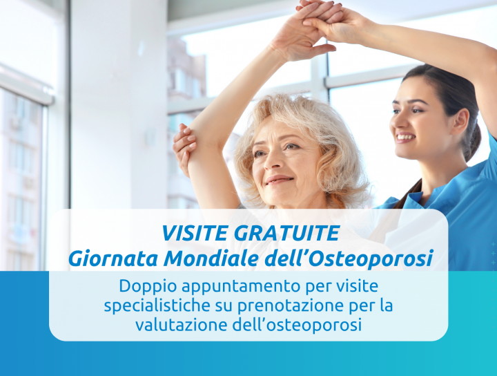 Visite gratuite in occasione della Giornata Mondiale dell'Osteoporosi